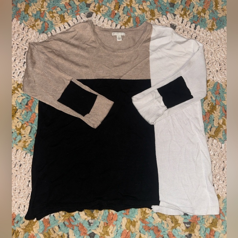 Est. 1946 Soft Taupe Knit Crewneck Sweater